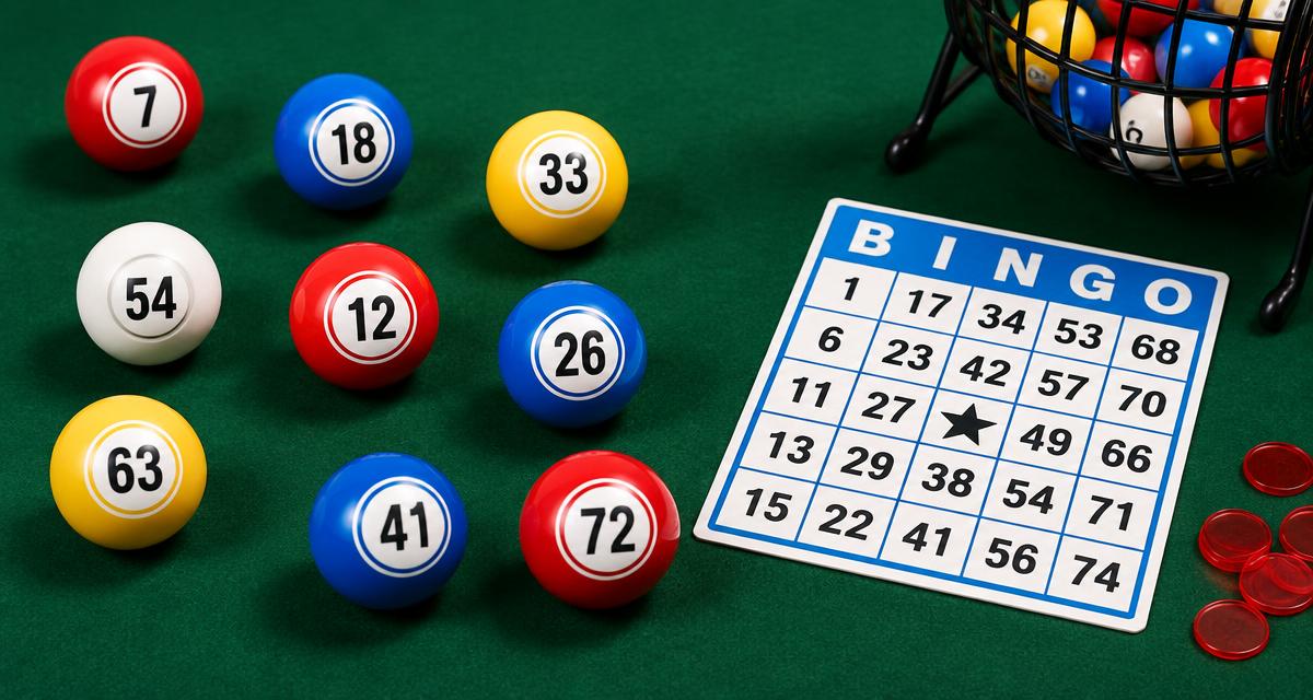 Illustrazione editoriale: Bingo online